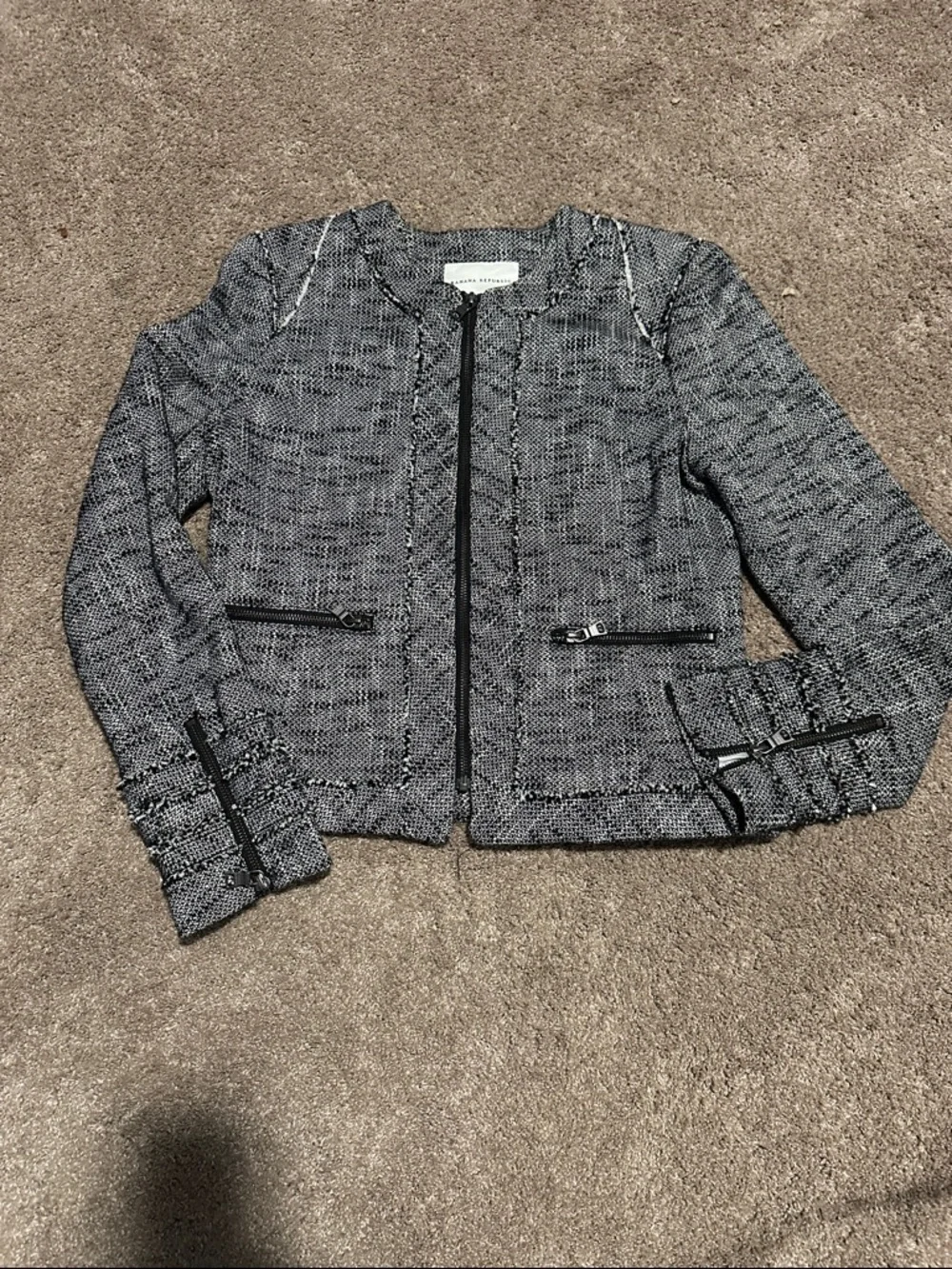 Banana Republic Woven Zip-Front Jacket